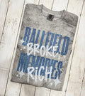 Ballfield Broke, Memories Rich Graphic Tee