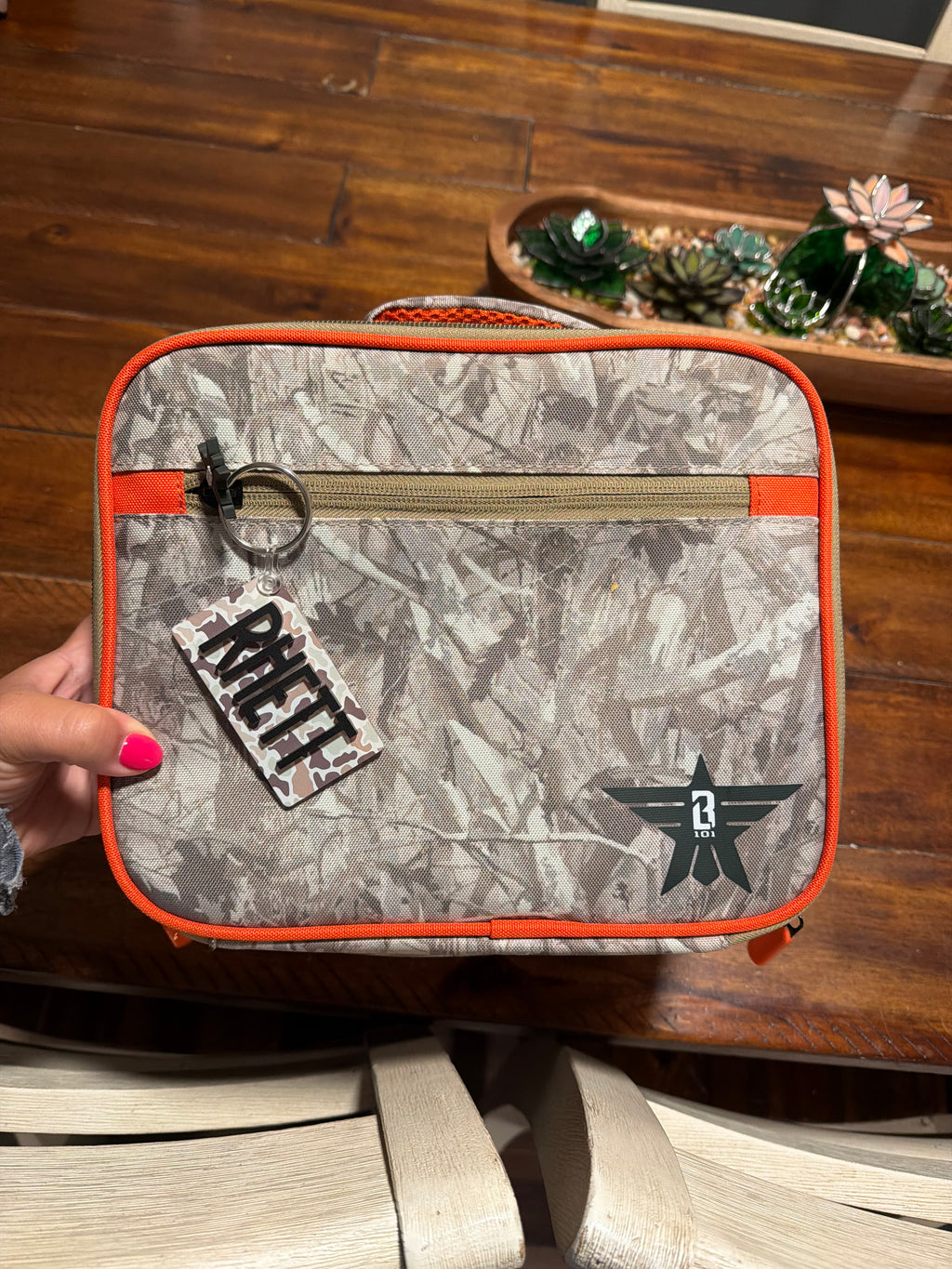 Lunch Box Personalized Acrylic Bag Tag