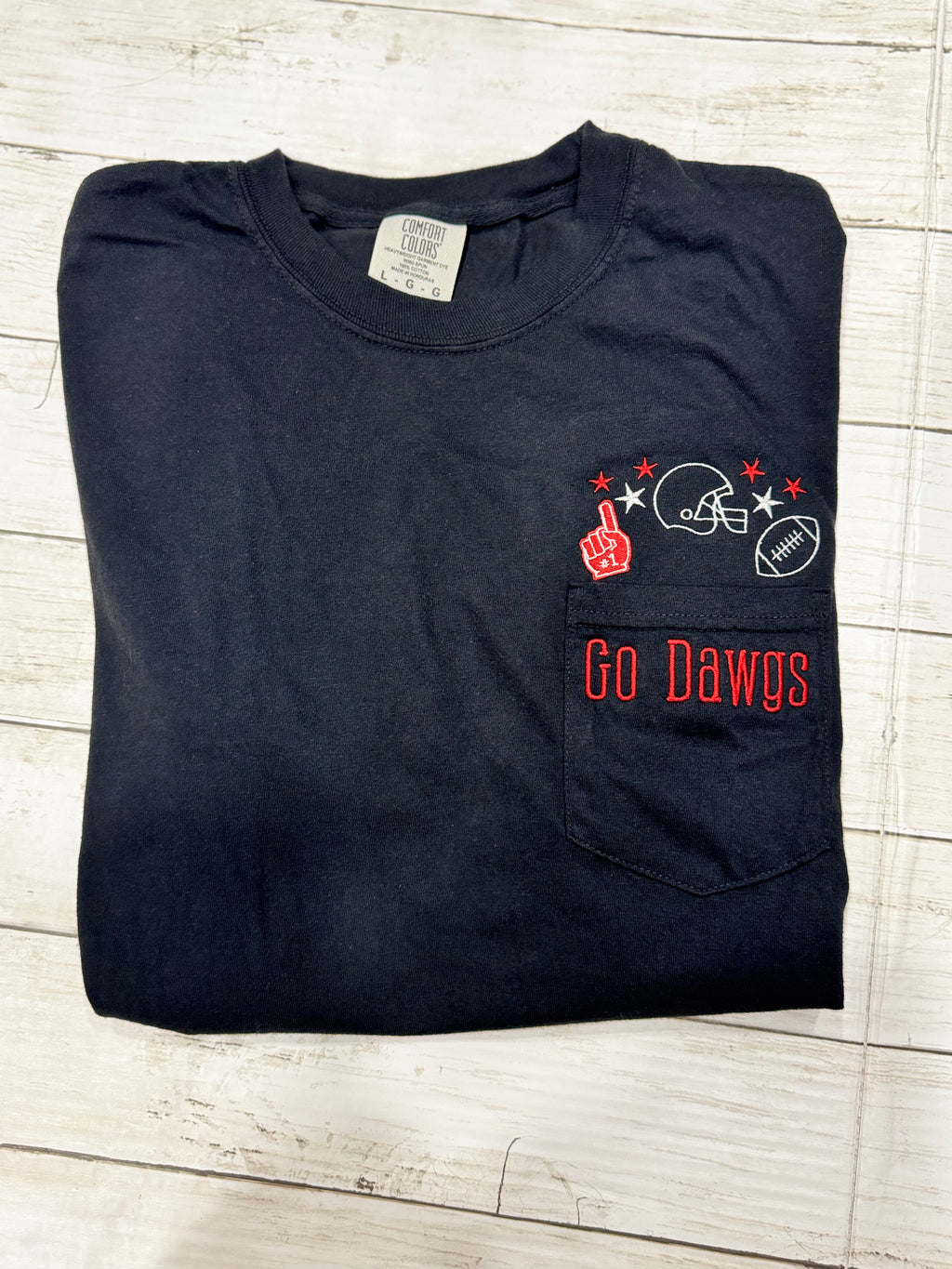 Custom team pocket tee