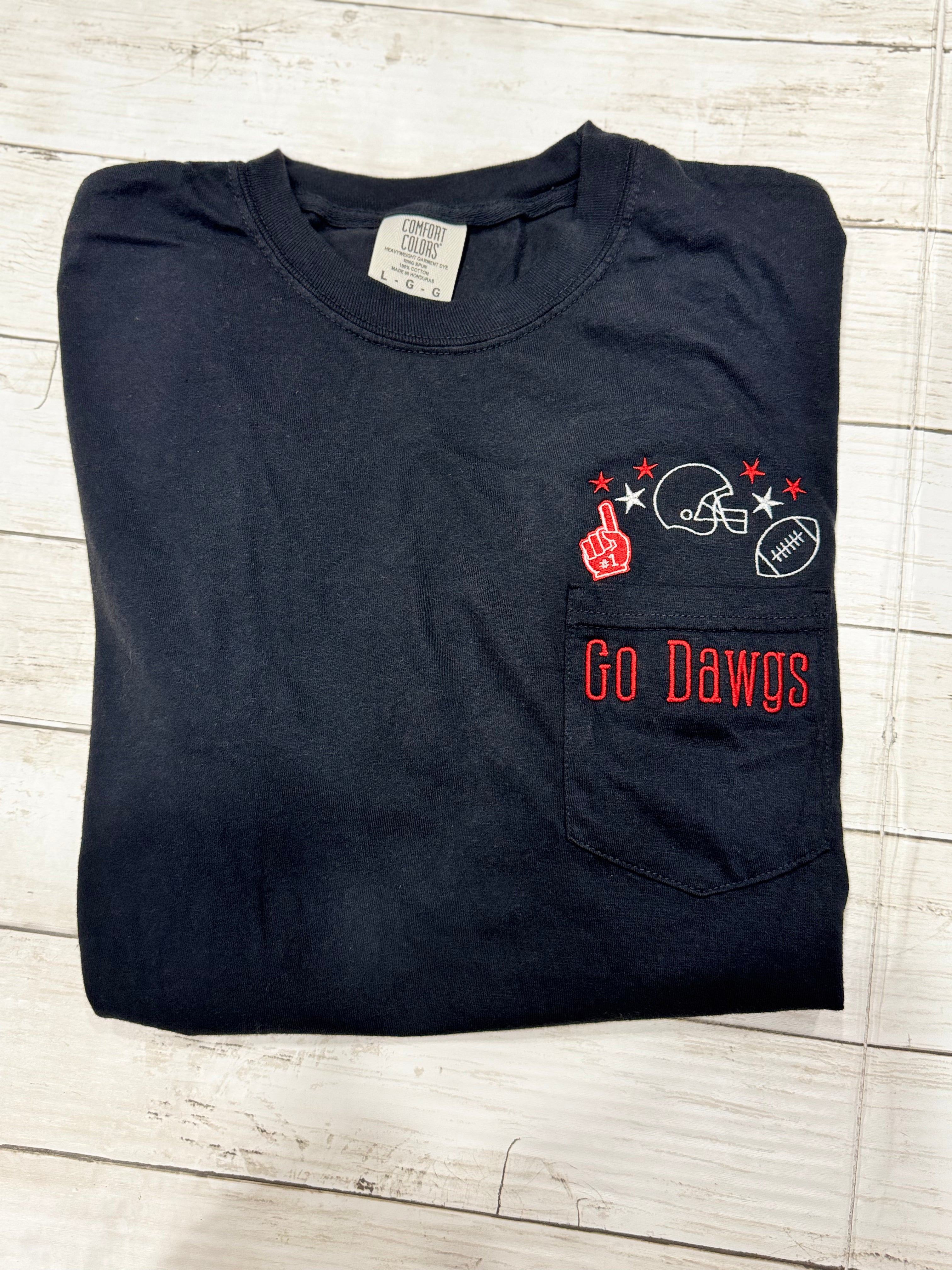 Custom team pocket tee