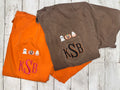 Halloween Monogram Pocket Tee