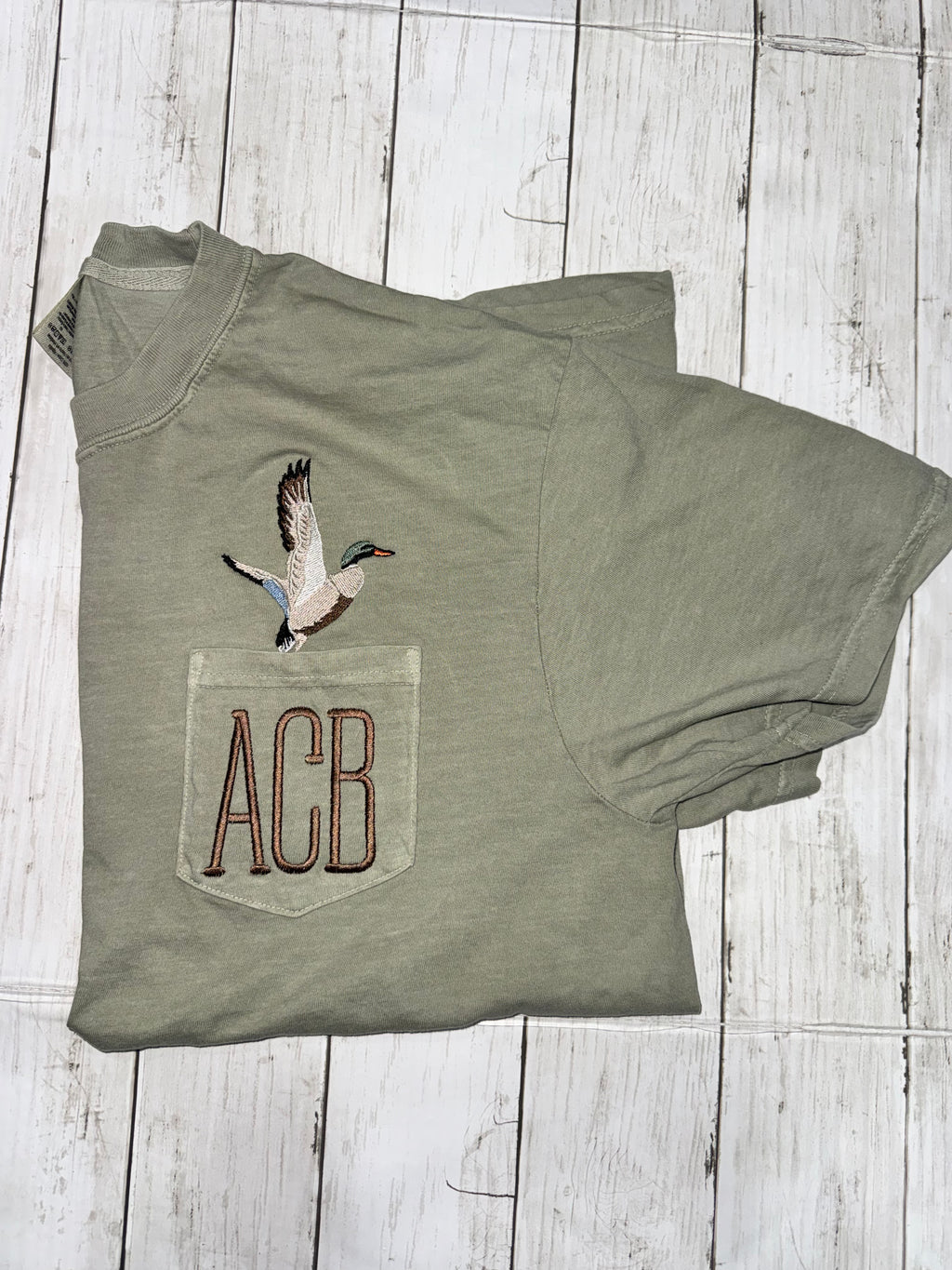 Duck Pocket Monogram Tee