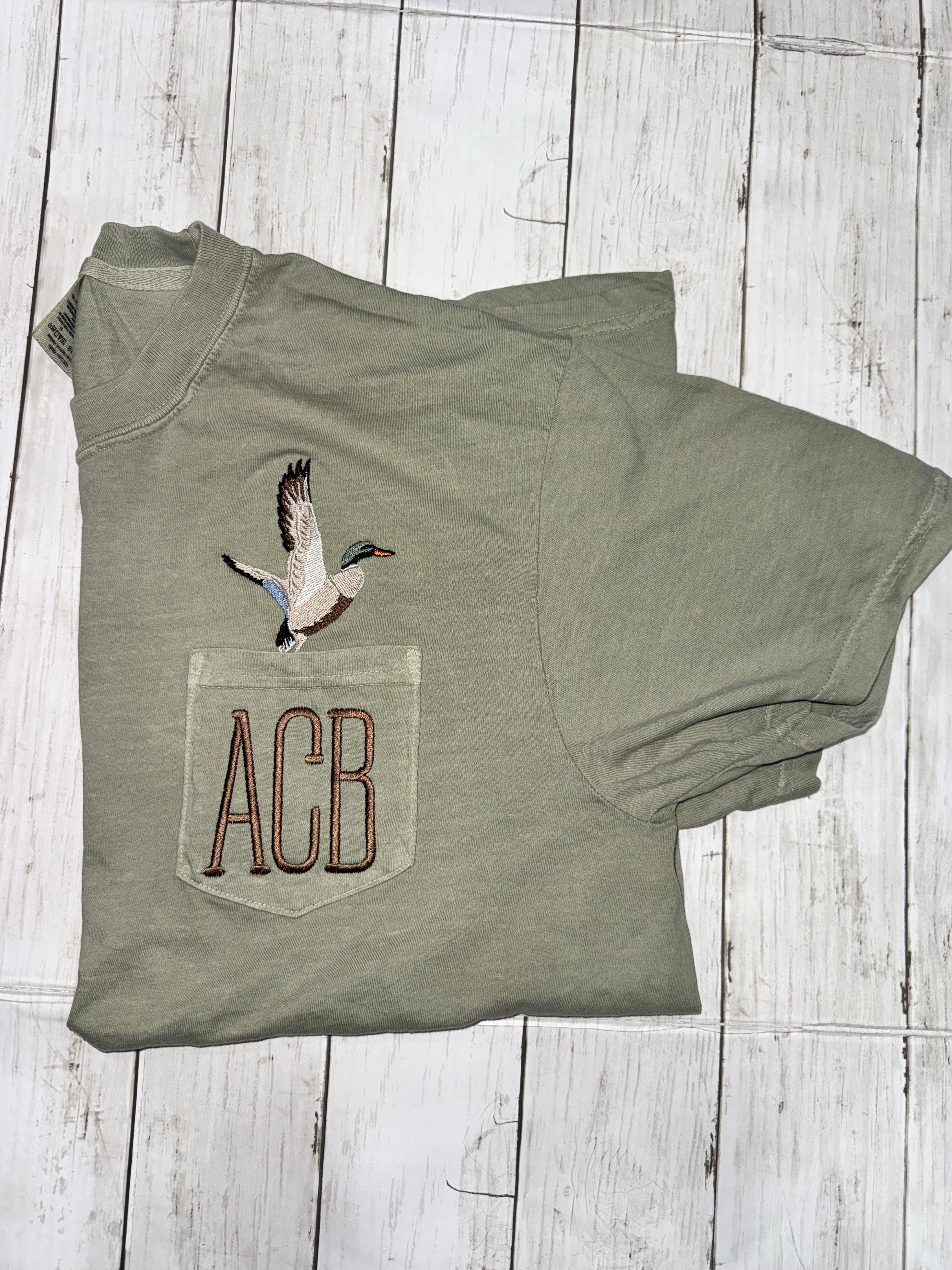 Duck Pocket Monogram Tee