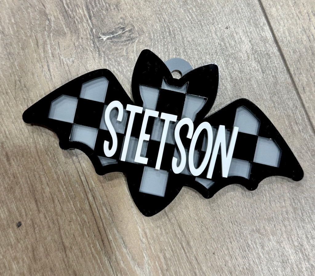 Personalized Bat Bag Tag