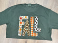 Fall-Inspired Leopard & Plaid Tee 🍂
