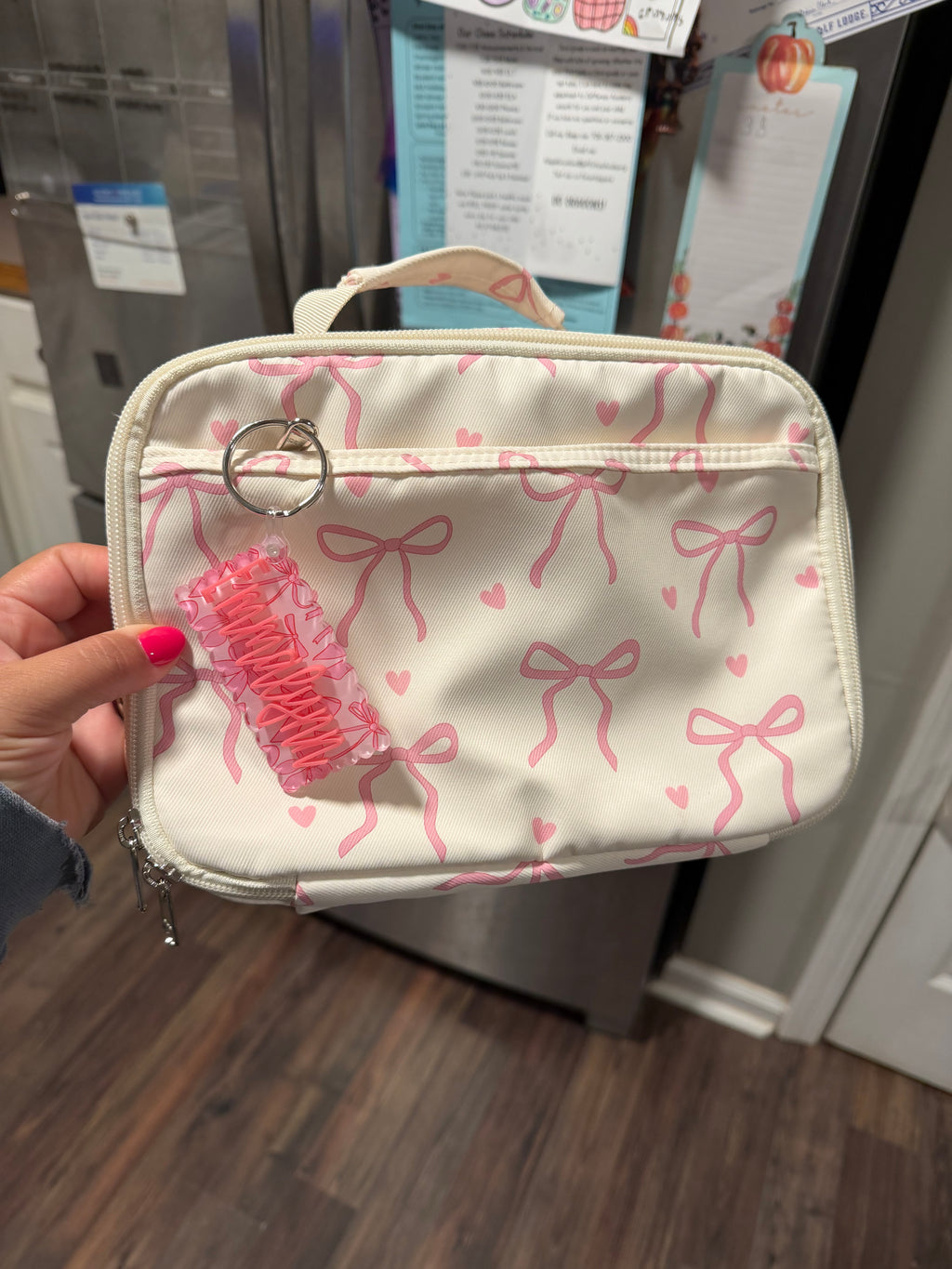 Lunch Box Personalized Acrylic Bag Tag