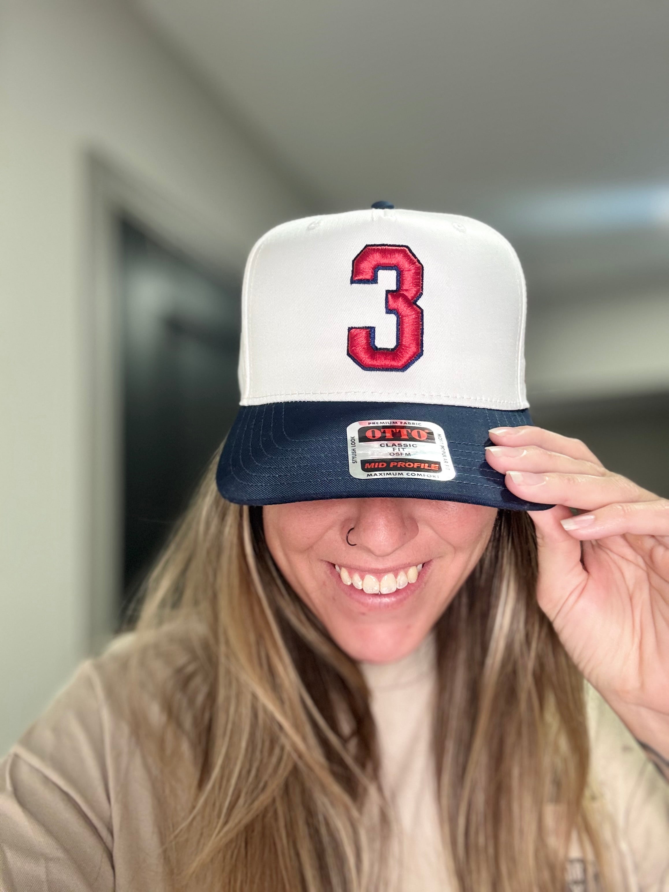 Custom Player Number hats