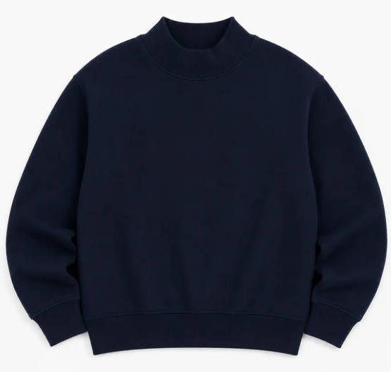 Baseball "puff" Mockneck