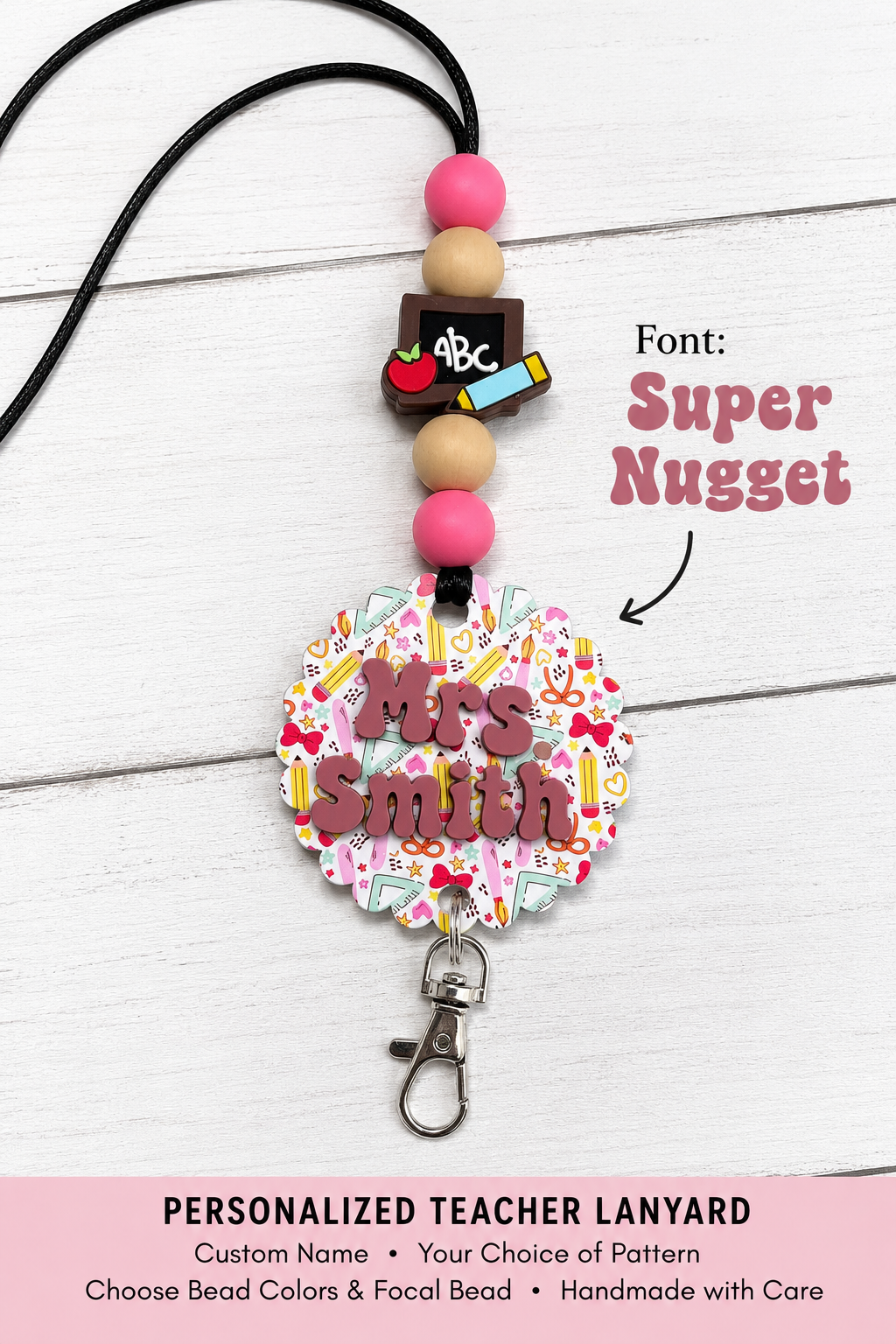 Personalized Teacher Lanyard