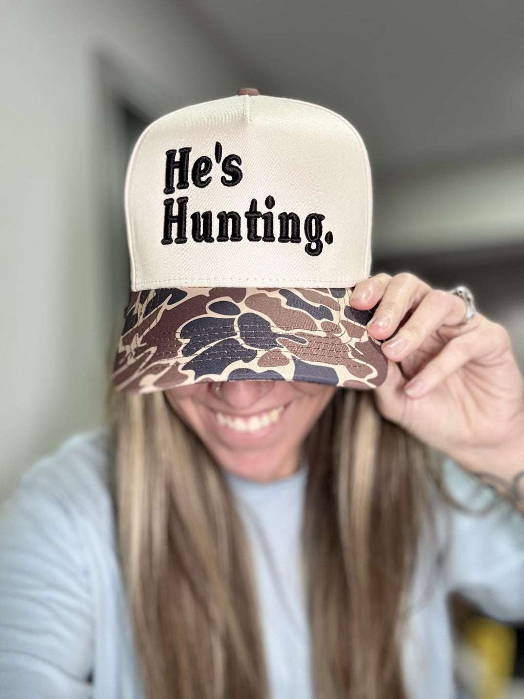 He’s Hunting Trucker Hat
