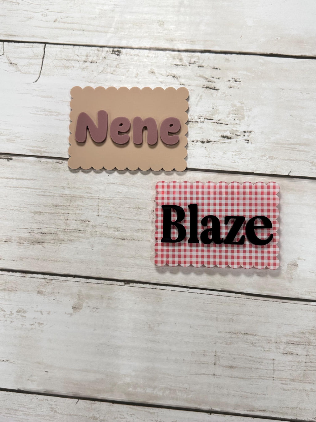 Personalized Acrylic Camino Velcro Patch (3.5" x 2.5")