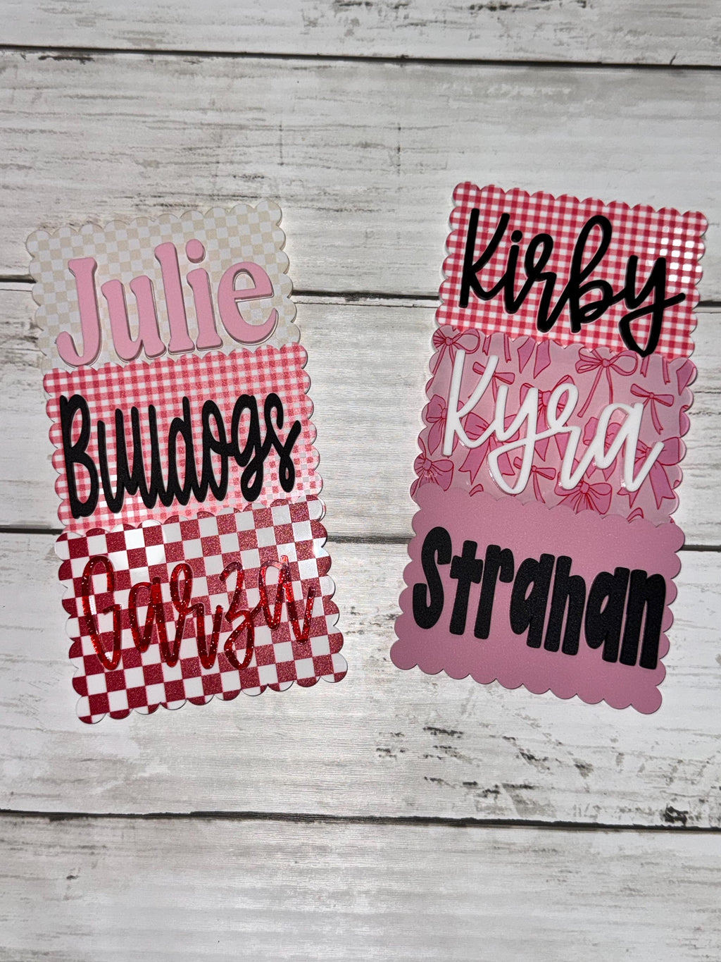 Personalized Acrylic Camino Velcro Patch (3.5" x 2.5")